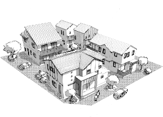 スケッチパース/一般住宅
