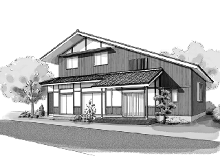 スケッチパース/一般住宅